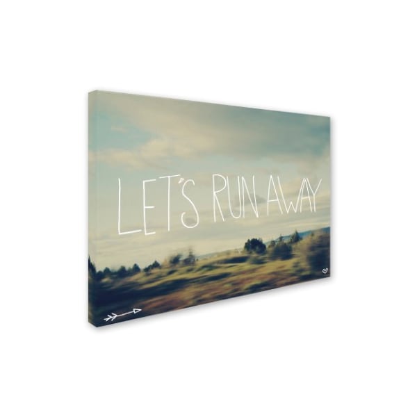 Leah Flores 'Let's Run Away' Canvas Art,35x47